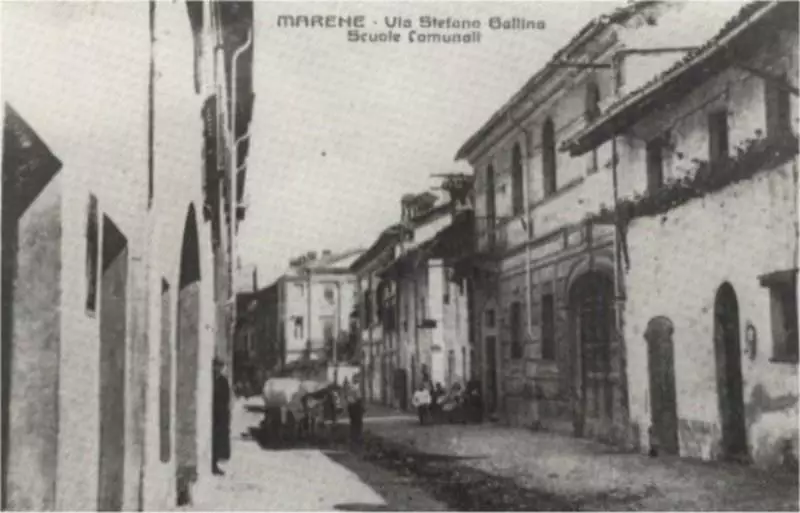 Cartolina. 1930 circa - Via Stefano Gallina