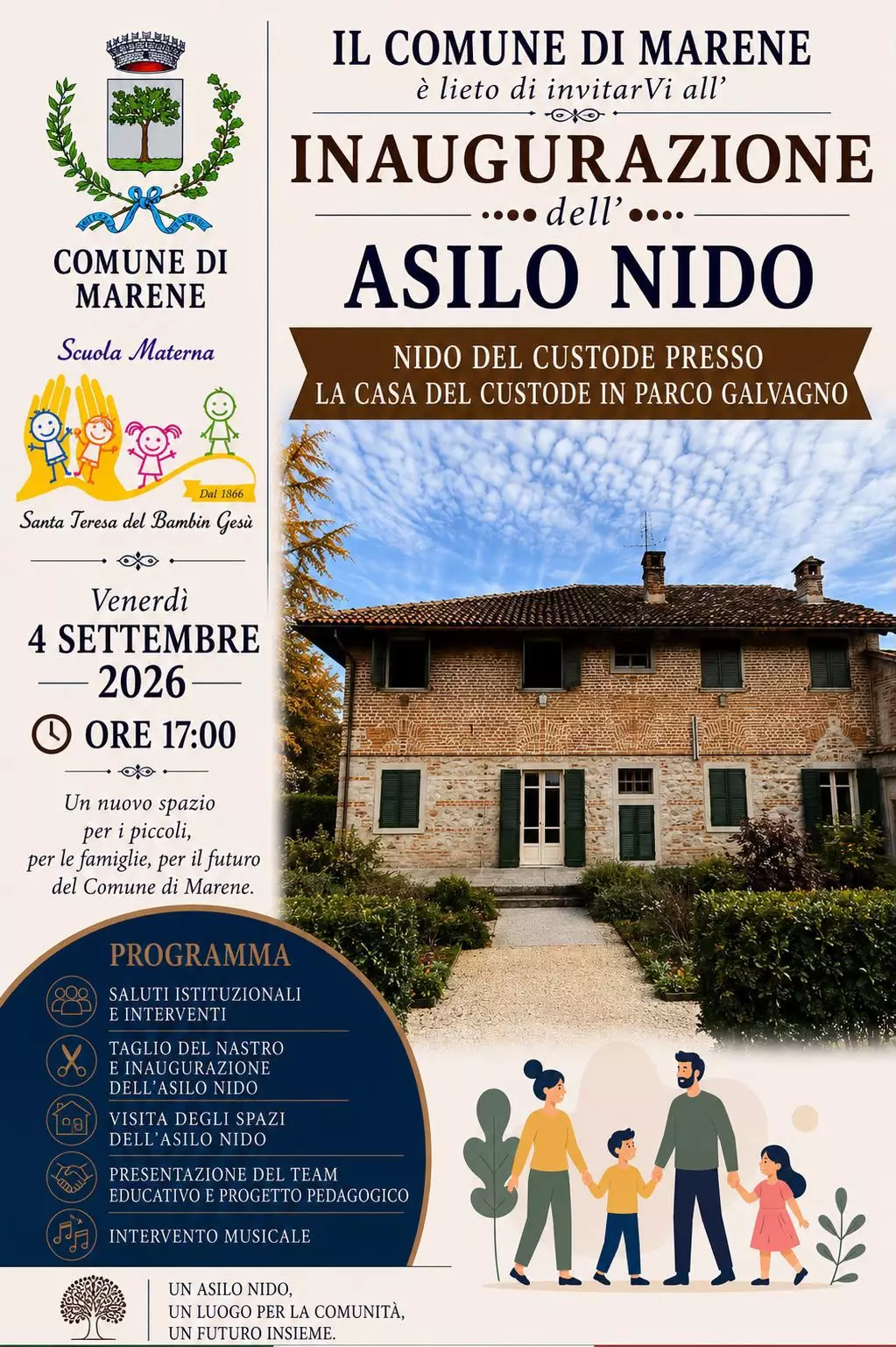 Locandina inaugurazione
